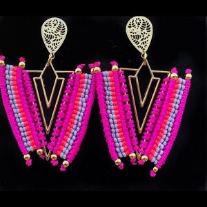 Hand Made Earrings. Colombian style